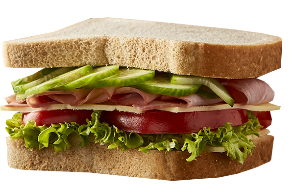 Sandwich with fillings