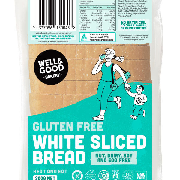 Gluten Free White Bread Packaging